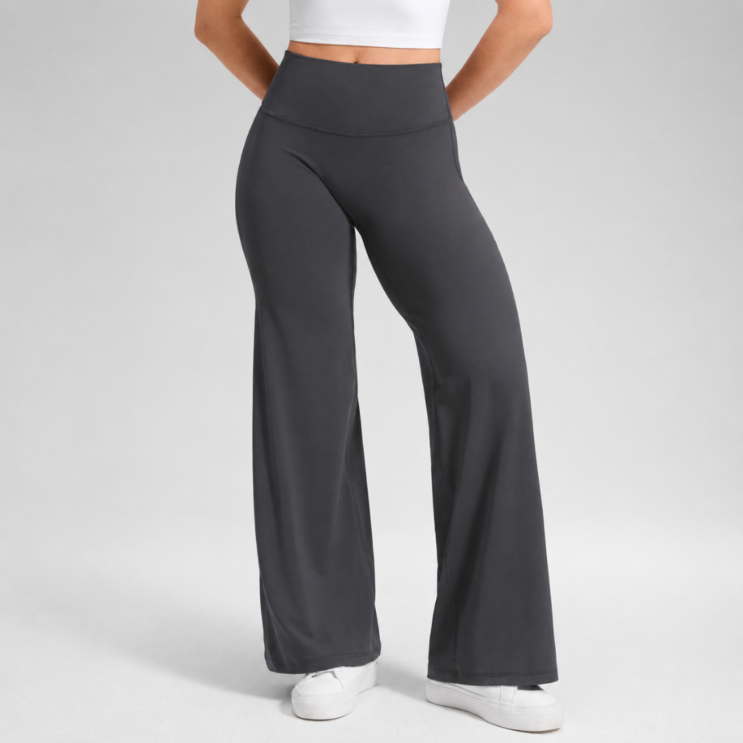 Pantalón Softretch de talle alto sin costura frontal