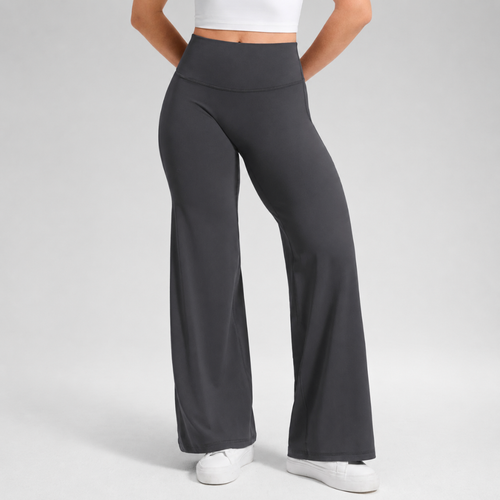 Pantalón Softretch de talle alto sin costura frontal