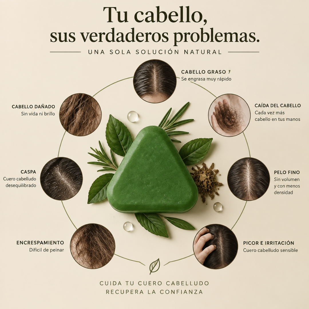 Champú Solido - Limpieza Profunda y Volumen