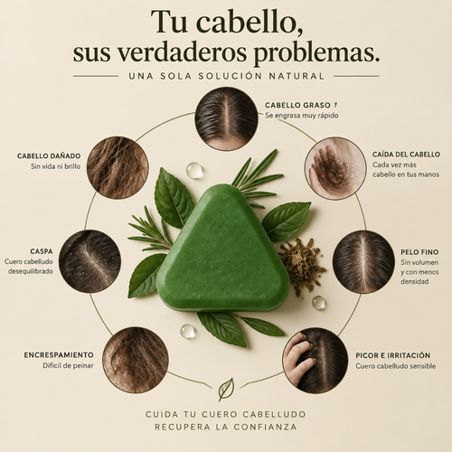Champú Solido - Limpieza Profunda y Volumen