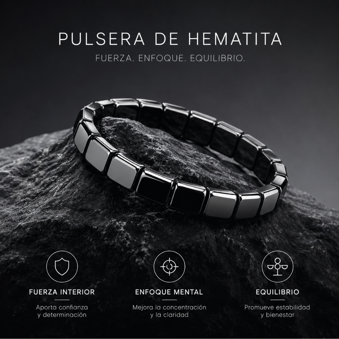 Pulsera de Hematita Imperial