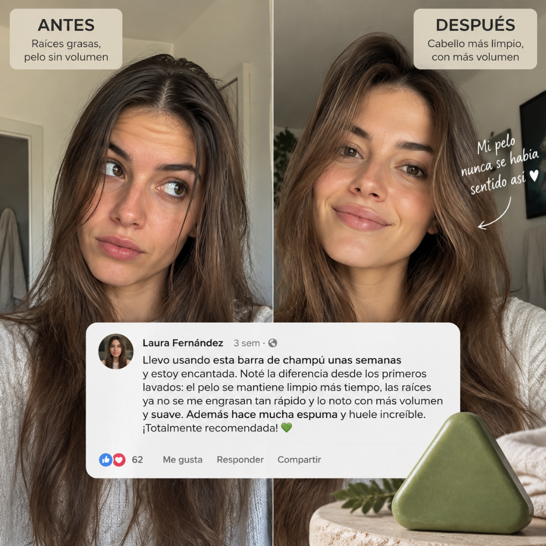 Champú Solido - Limpieza Profunda y Volumen