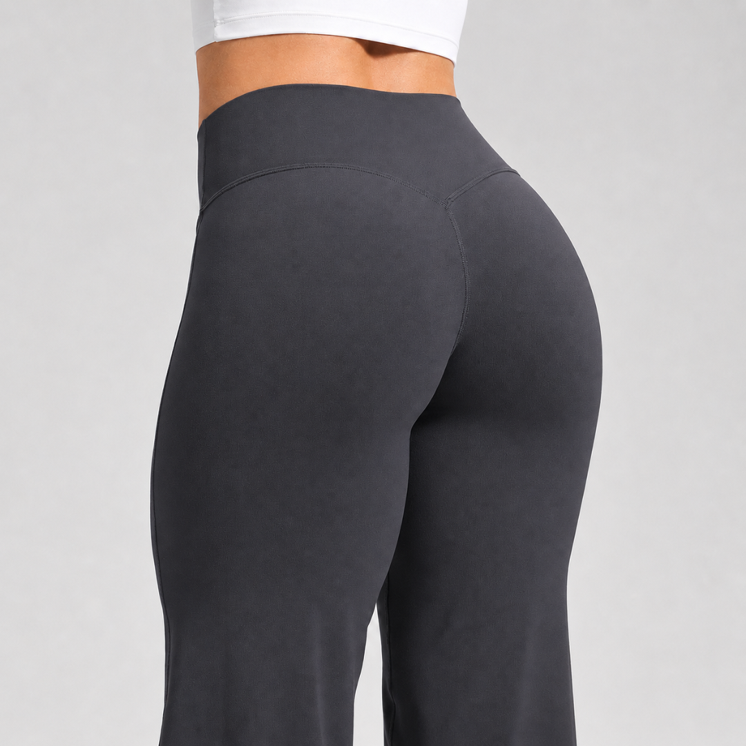 Pantalón Softretch de talle alto sin costura frontal