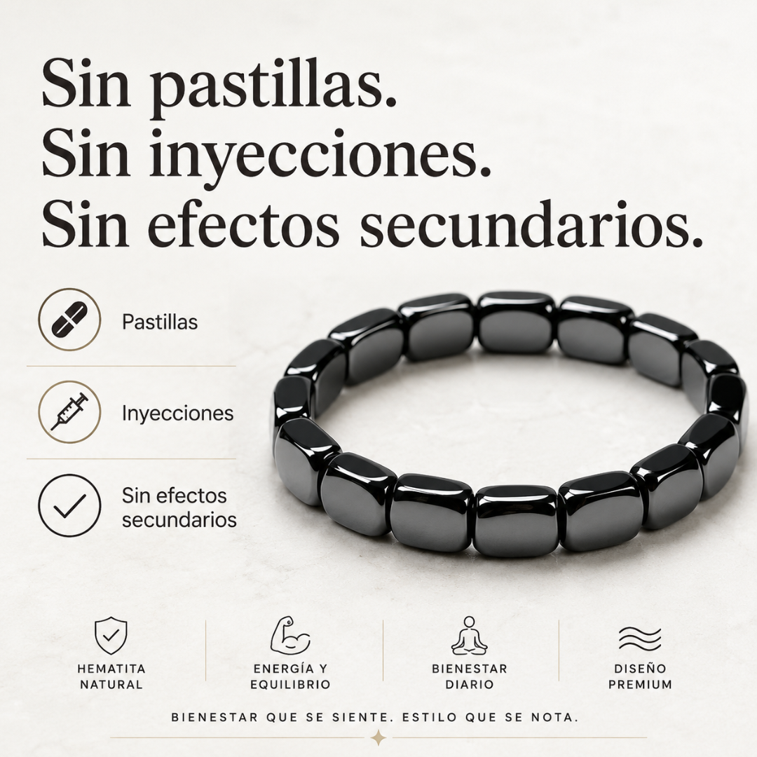 Pulsera de Hematita Imperial