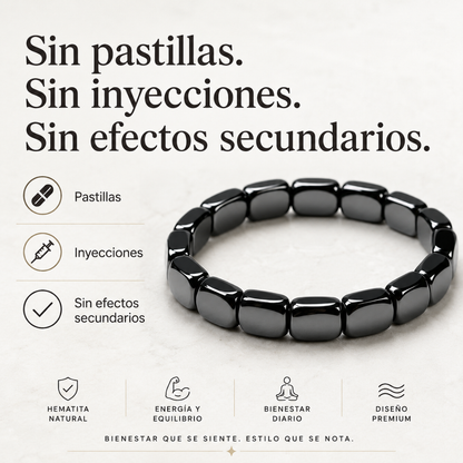 Pulsera de Hematita Imperial