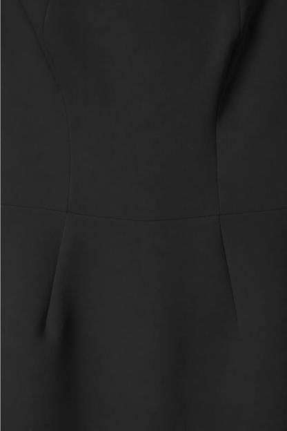 Vestido Midi De Cuello Cuadrado