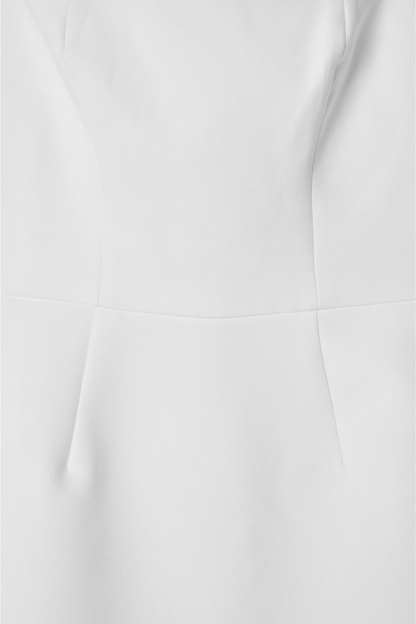 Vestido Midi De Cuello Cuadrado